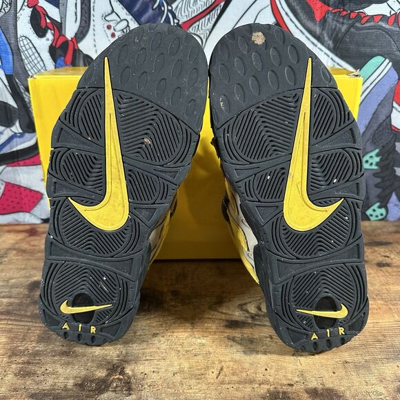 Size 11.5 - AMBUSH x Nike Air More Uptempo Low Vivid Sulfur Limestone FB1299-200 - Picture 7 of 9